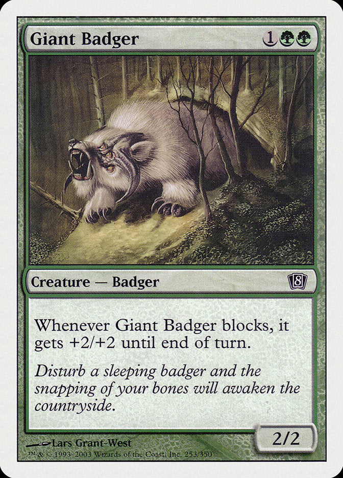 Giant Badger [Eighth Edition] | Webway Games