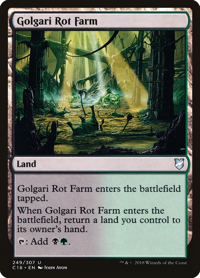 Golgari Rot Farm [Commander 2018] | Webway Games