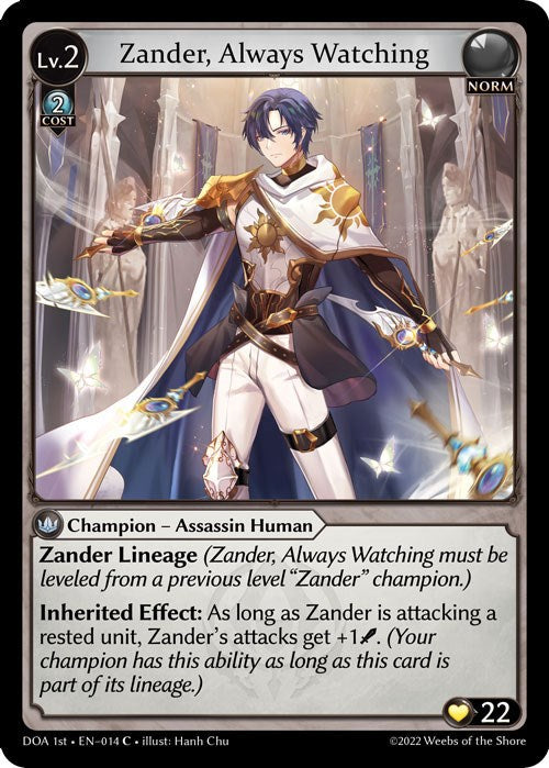 Zander, Always Watching (014) [Dawn of Ashes: 1st Edition] | Webway Games
