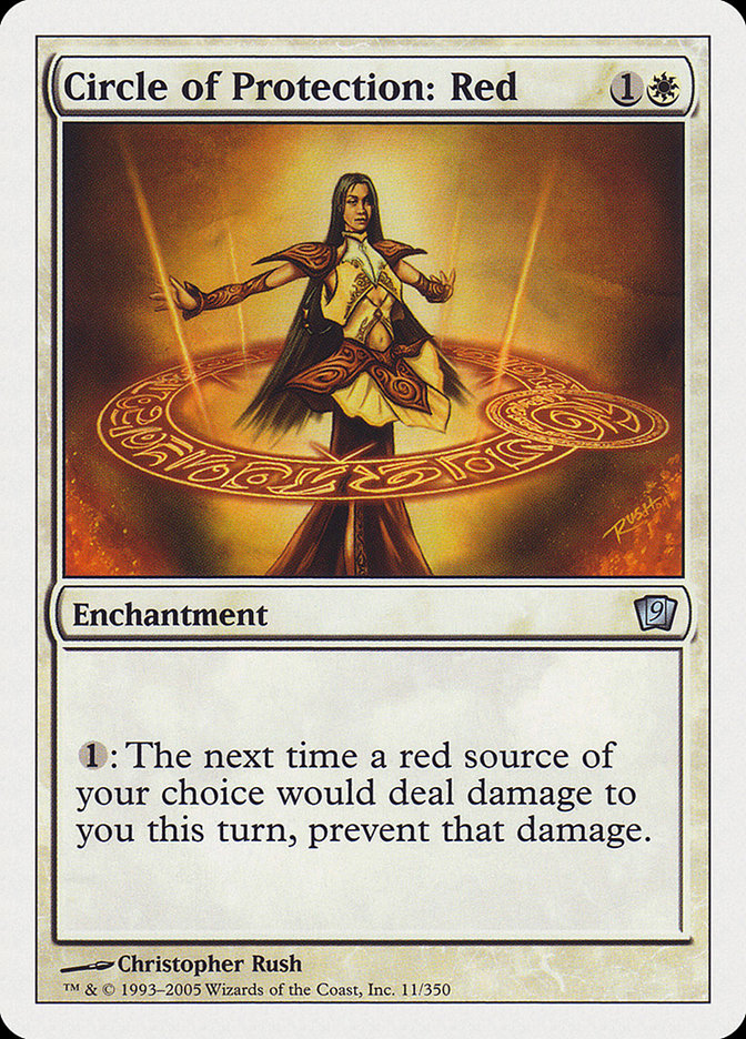 Circle of Protection: Red [Ninth Edition] | Webway Games