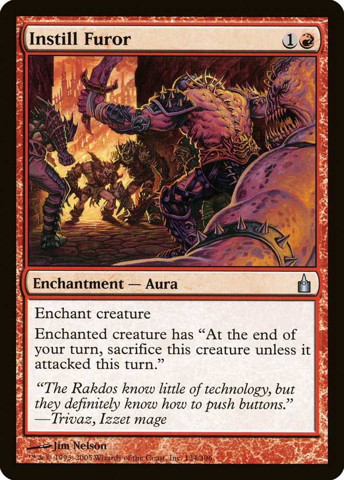 Instill Furor [Ravnica: City of Guilds] | Webway Games