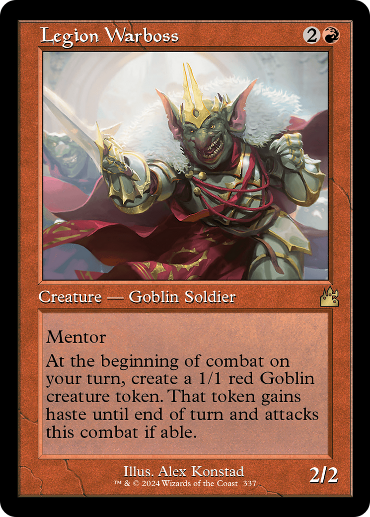 Legion Warboss (Retro Frame) [Ravnica Remastered] | Webway Games