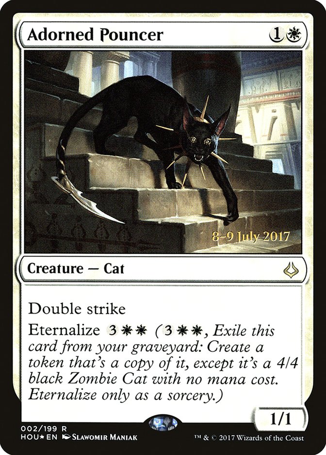 Adorned Pouncer  (Prerelease) [Hour of Devastation Prerelease Promos] | Webway Games