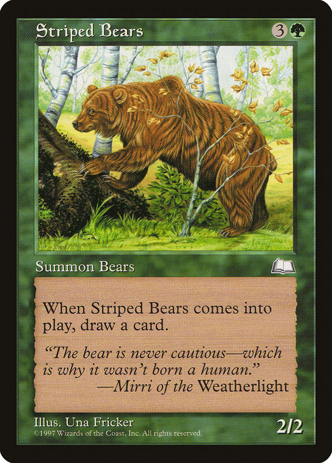 Striped Bears [Weatherlight] | Webway Games