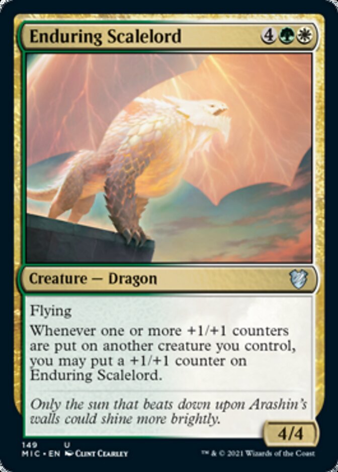 Enduring Scalelord [Innistrad: Midnight Hunt Commander] | Webway Games