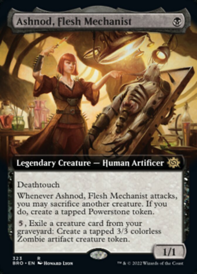 Ashnod, Flesh Mechanist (Extended Art) [The Brothers' War] | Webway Games