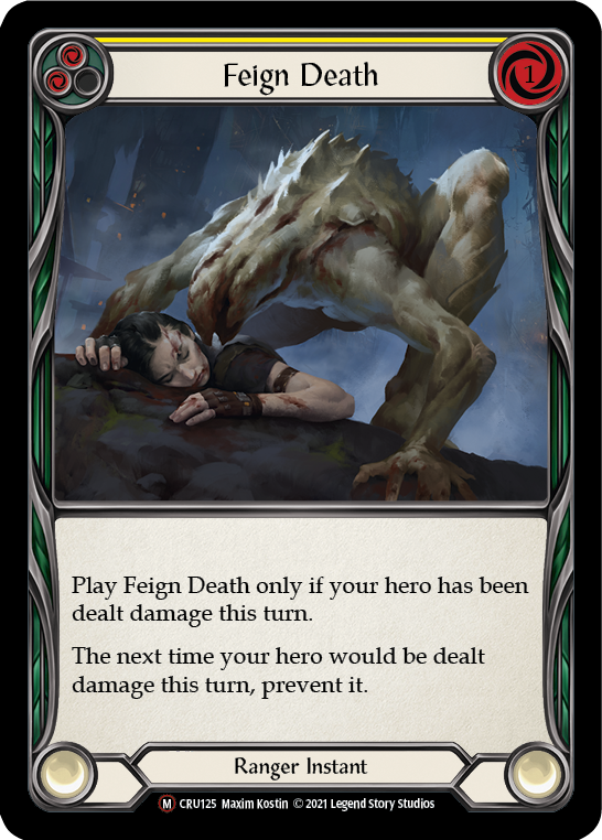 Feign Death (Rainbow Foil) [CRU125-RF] Unlimited Rainbow Foil | Webway Games