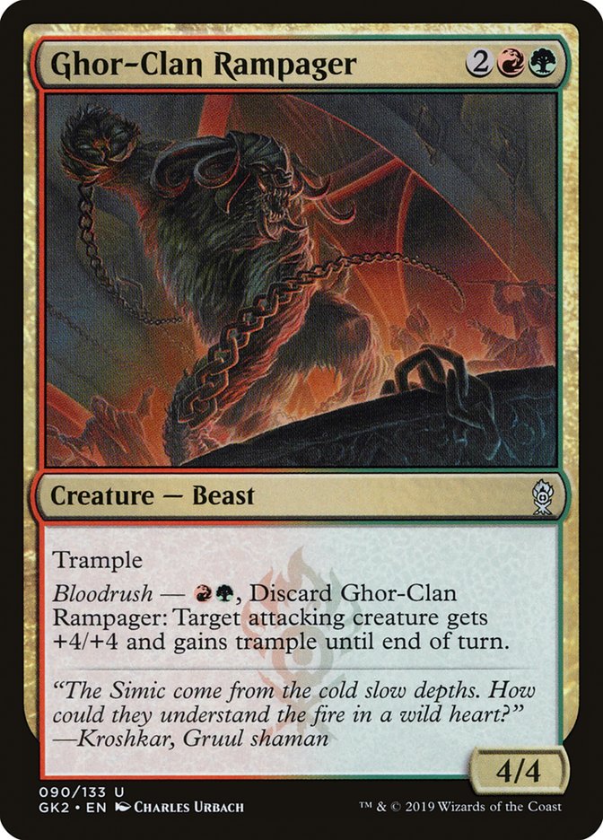Ghor-Clan Rampager [Ravnica Allegiance Guild Kit] | Webway Games