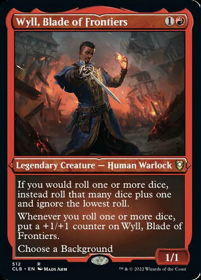 Wyll, Blade of Frontiers (Foil Etched) [Commander Legends: Battle for Baldur's Gate] | Webway Games