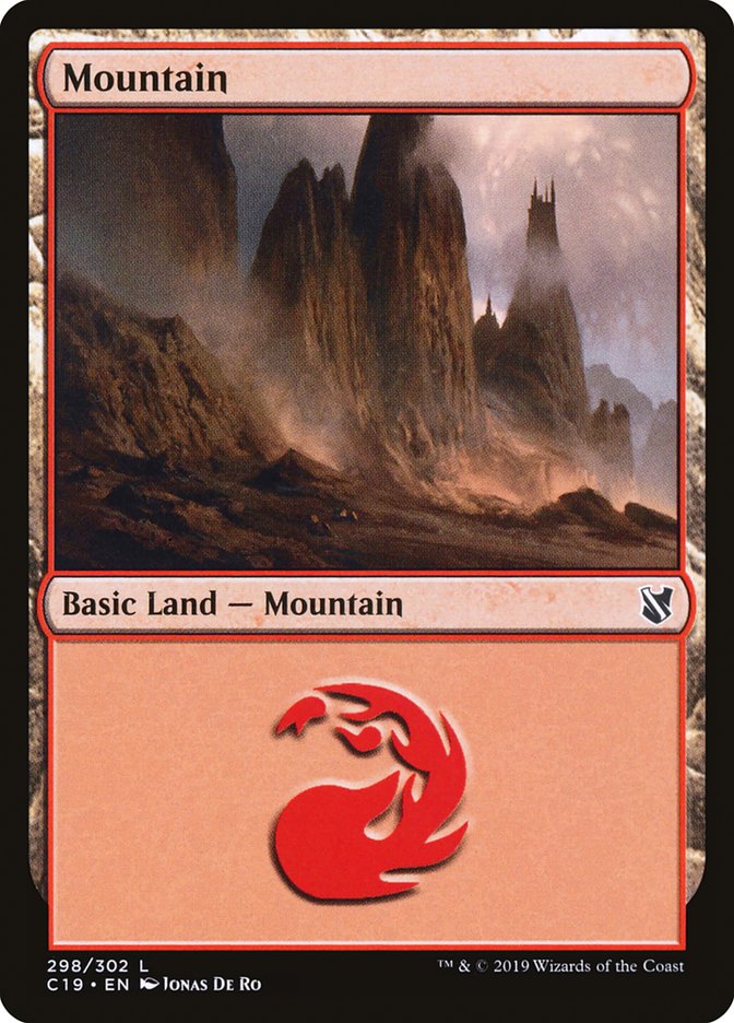 Mountain (#298) [Commander 2019] | Webway Games