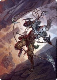 Akiri, Fearless Voyager Art Card [Zendikar Rising Art Series] | Webway Games