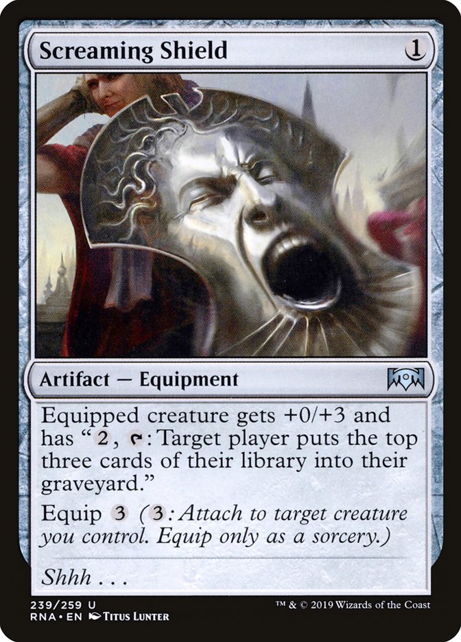 Screaming Shield [Ravnica Allegiance] | Webway Games