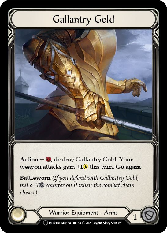 Gallantry Gold [U-MON108] Unlimited Normal | Webway Games