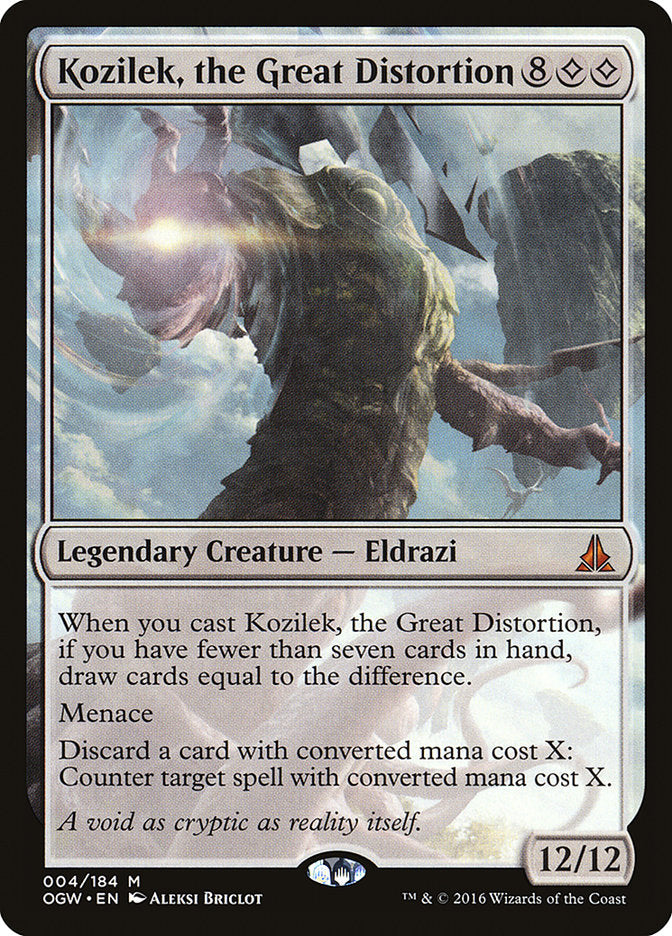 Kozilek, the Great Distortion [Oath of the Gatewatch] | Webway Games