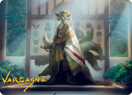 Light-Paws, Emperor's Voice Art Card (Gold-Stamped Signature) [Kamigawa: Neon Dynasty Art Series] | Webway Games