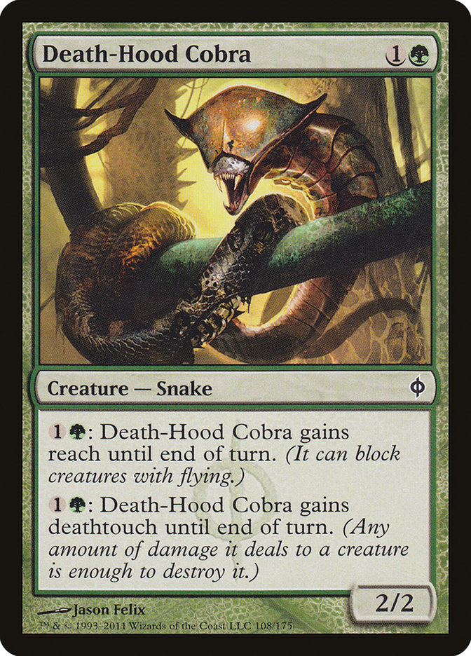 Death-Hood Cobra [New Phyrexia] | Webway Games