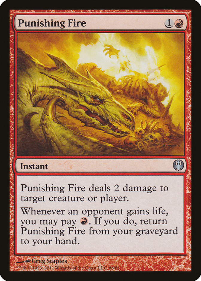 Punishing Fire [Duel Decks: Knights vs. Dragons] | Webway Games