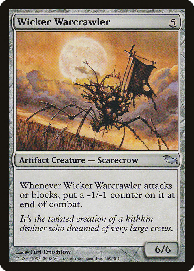 Wicker Warcrawler [Shadowmoor] | Webway Games