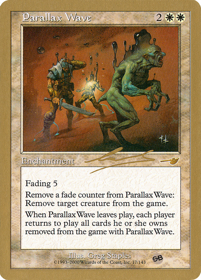 Parallax Wave (Nicolas Labarre) (SB) [World Championship Decks 2000] | Webway Games