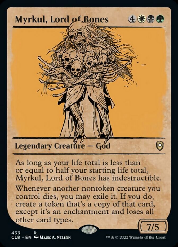 Myrkul, Lord of Bones (Showcase) [Commander Legends: Battle for Baldur's Gate] | Webway Games