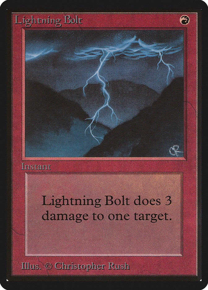 Lightning Bolt [Limited Edition Beta] | Webway Games