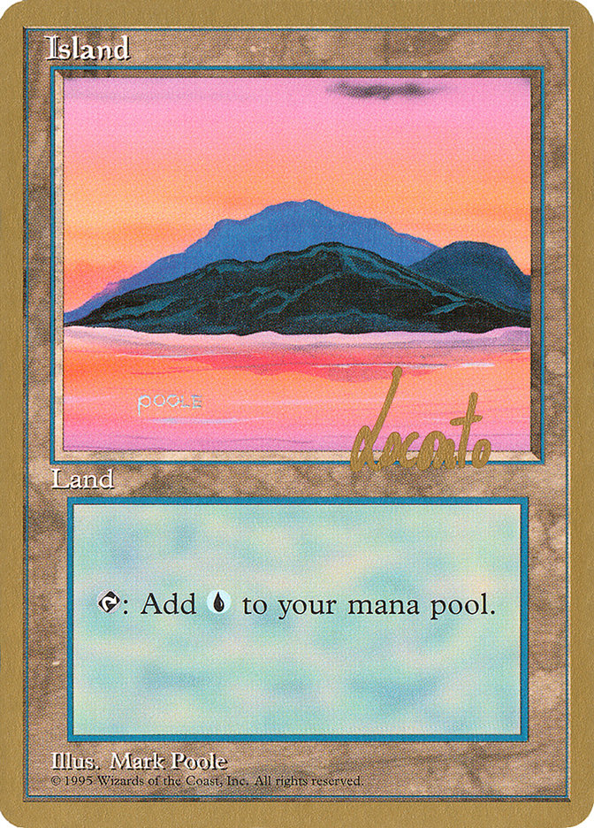 Island (ml369) (Michael Loconto) [Pro Tour Collector Set] | Webway Games