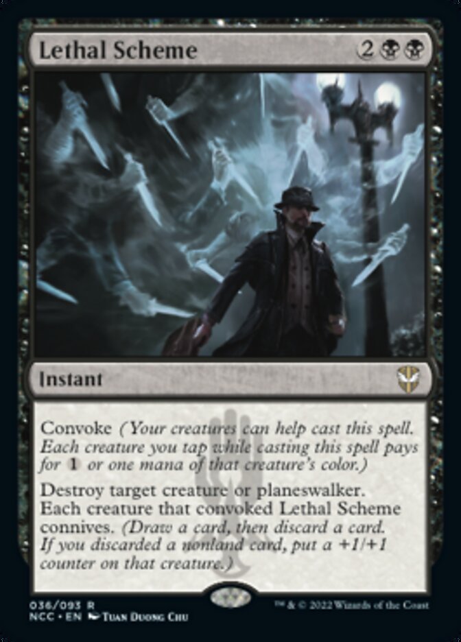 Lethal Scheme [Streets of New Capenna Commander] | Webway Games