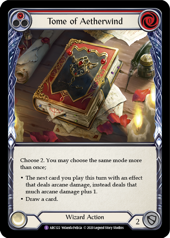 Tome of Aetherwind [ARC122] Unlimited Rainbow Foil | Webway Games