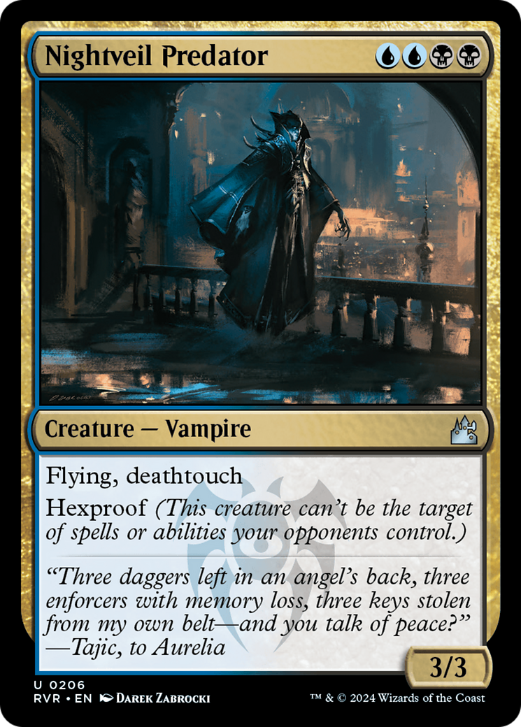 Nightveil Predator [Ravnica Remastered] | Webway Games