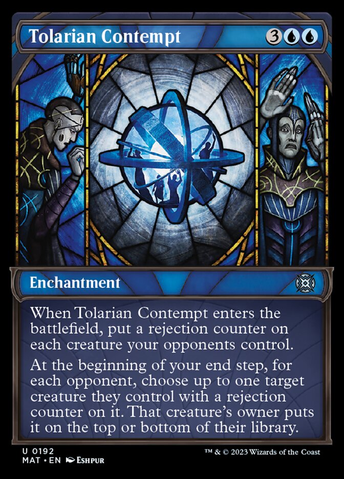 Tolarian Contempt (Showcase Halo Foil) [March of the Machine: The Aftermath] | Webway Games