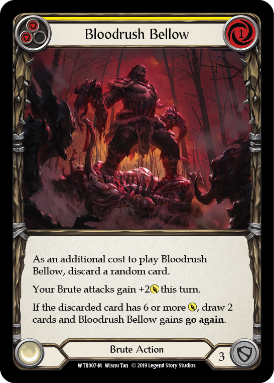 Bloodrush Bellow [WTR007-M] Alpha Print Normal | Webway Games