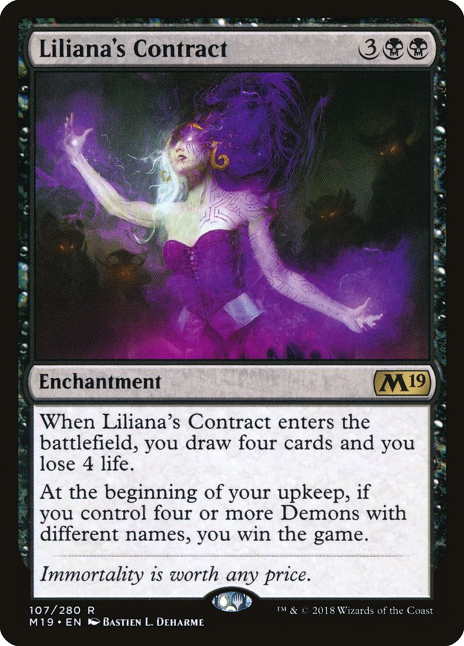 Liliana's Contract [Core Set 2019] | Webway Games