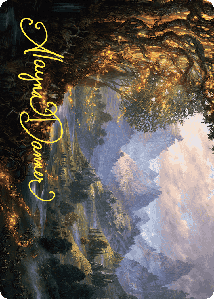 Evolving Wilds Art Card (Gold-Stamped Signature) [Wilds of Eldraine Art Series] | Webway Games