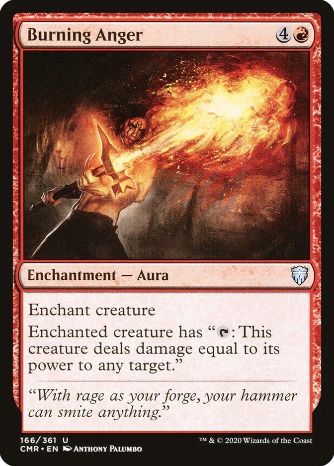 Burning Anger [Commander Legends] | Webway Games