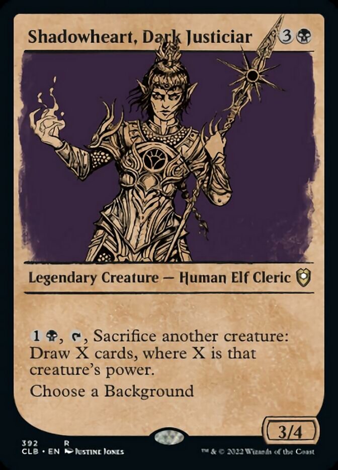 Shadowheart, Dark Justiciar (Showcase) [Commander Legends: Battle for Baldur's Gate] | Webway Games
