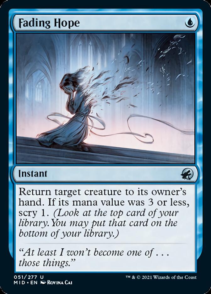 Fading Hope [Innistrad: Midnight Hunt] | Webway Games