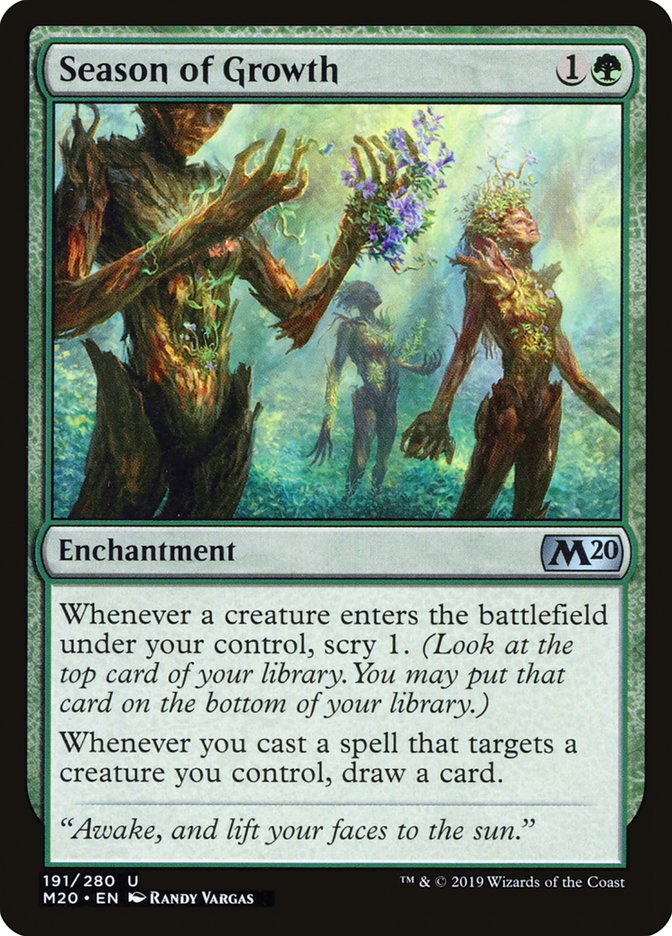 Season of Growth [Core Set 2020] | Webway Games