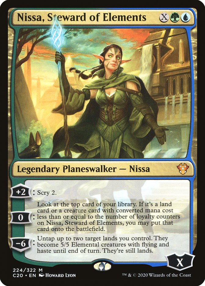 Nissa, Steward of Elements [Commander 2020] | Webway Games