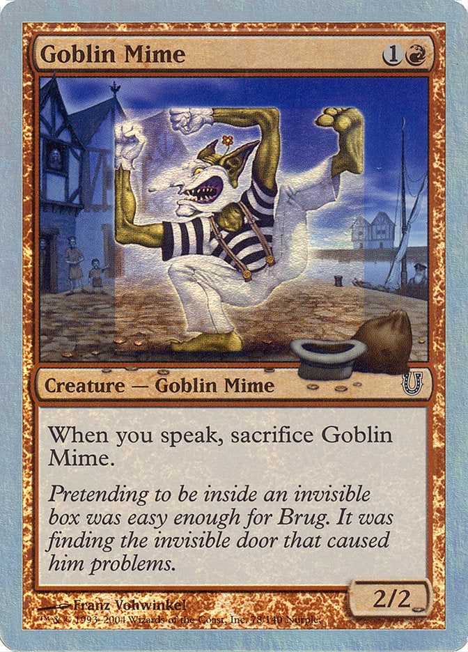 Goblin Mime [Unhinged] | Webway Games
