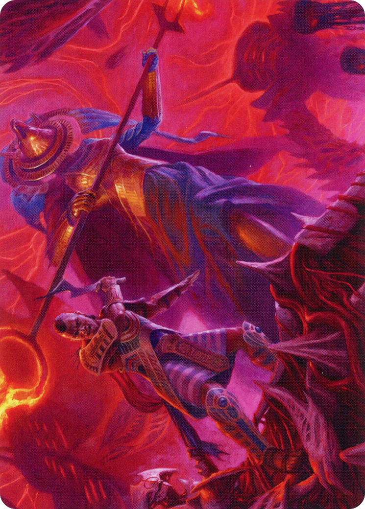 Djeru and Hazoret Art Card [March of the Machine Art Series] | Webway Games