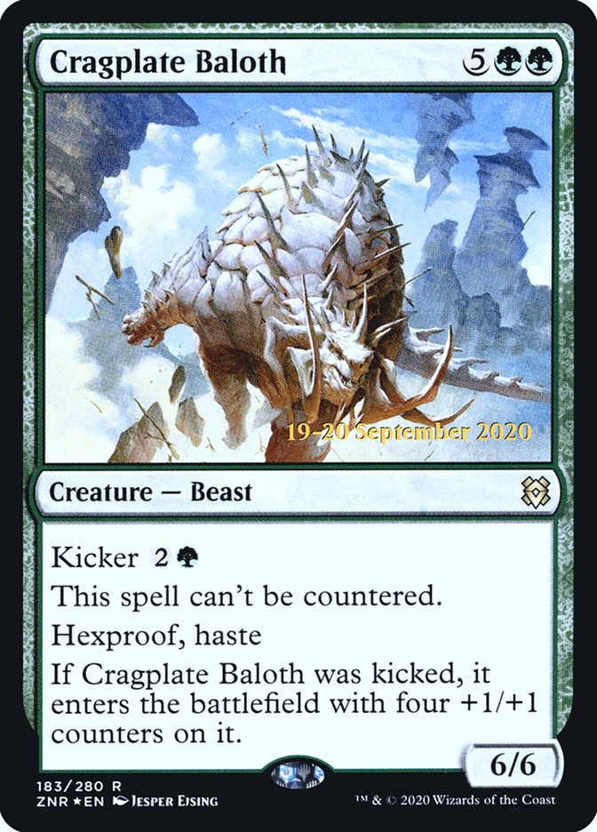 Cragplate Baloth  [Zendikar Rising Prerelease Promos] | Webway Games