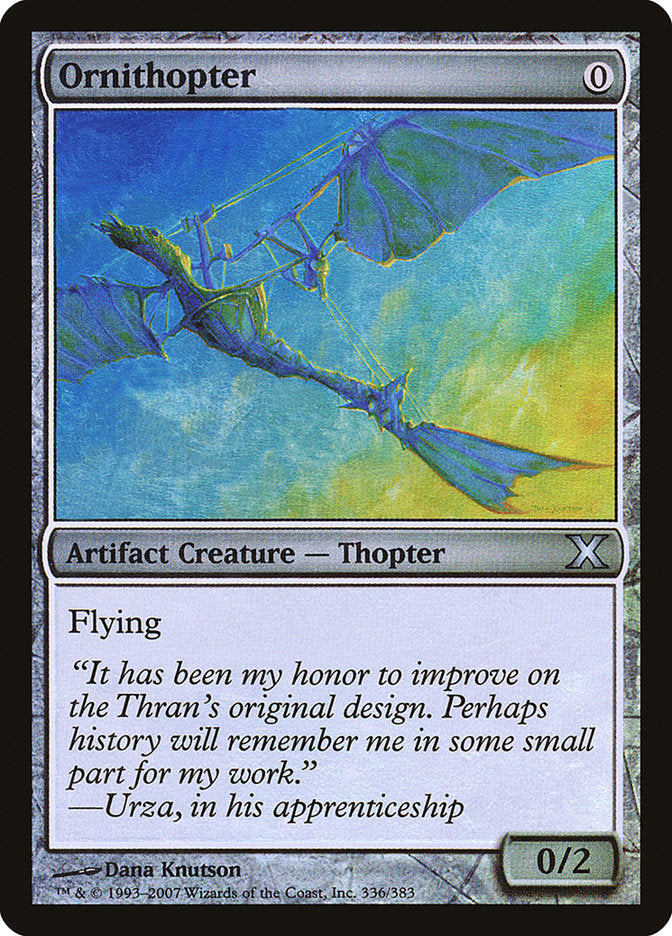 Ornithopter (Premium Foil) [Tenth Edition] | Webway Games