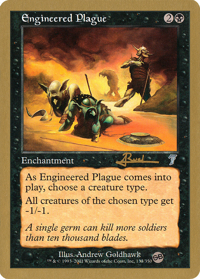 Engineered Plague (Antoine Ruel) (SB) [World Championship Decks 2001] | Webway Games