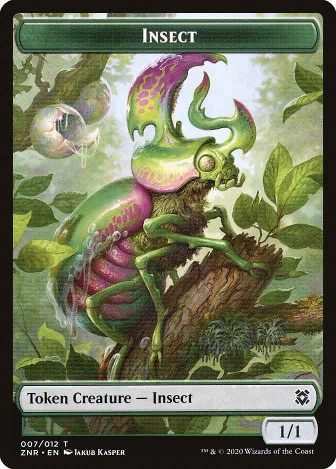 Insect Token [Zendikar Rising] | Webway Games