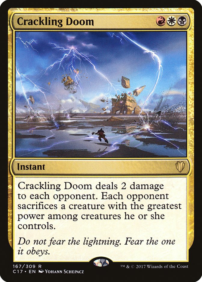 Crackling Doom [Commander 2017] | Webway Games