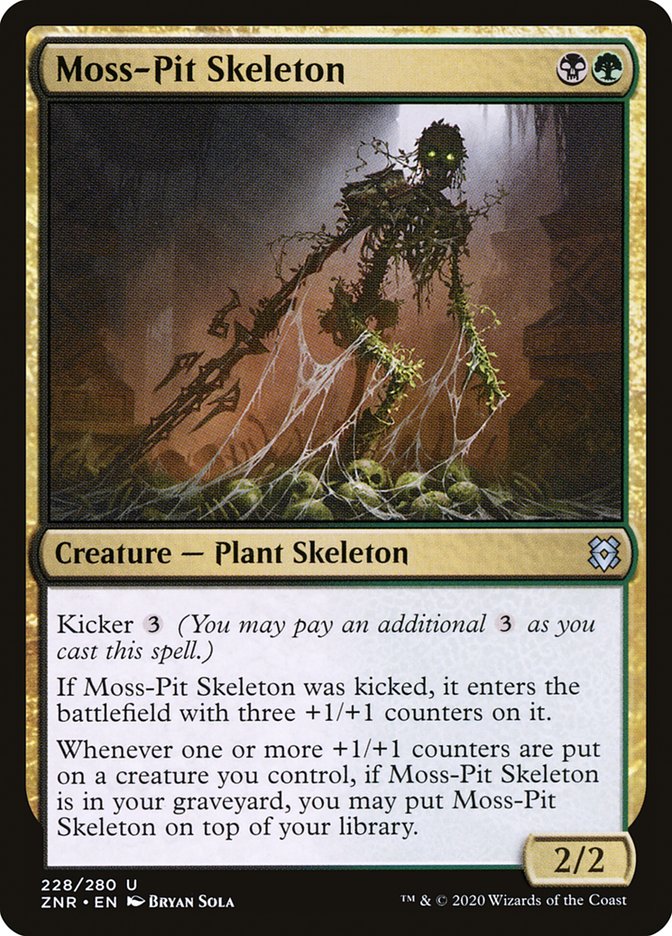 Moss-Pit Skeleton [Zendikar Rising] | Webway Games