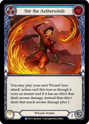 Stir the Aetherwinds (Blue) [ARC131] Unlimited Normal