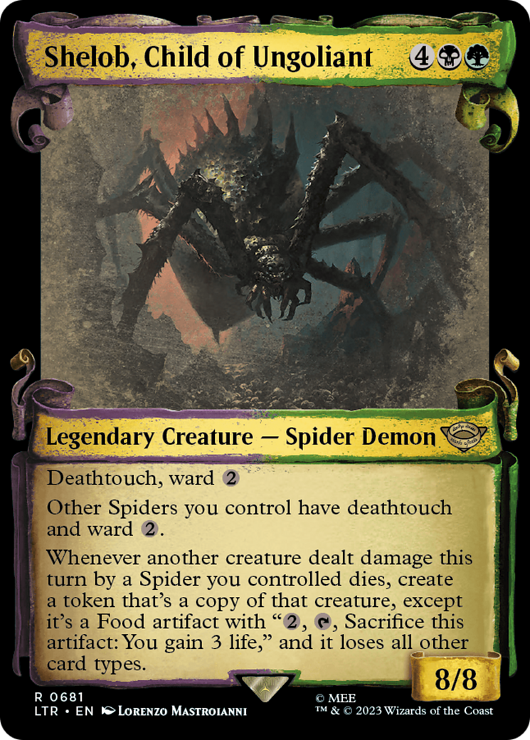 Shelob, Child of Ungoliant [The Lord of the Rings: Tales of Middle-Earth Showcase Scrolls] | Webway Games