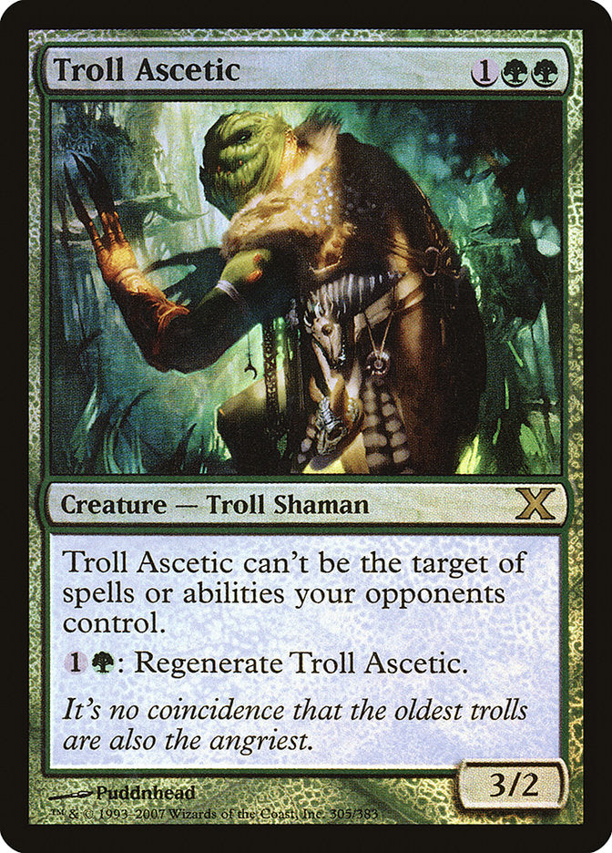 Troll Ascetic (Premium Foil) [Tenth Edition] | Webway Games