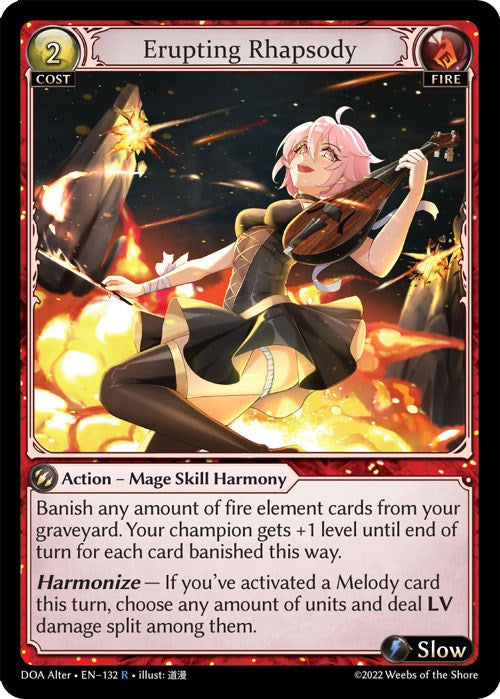 Erupting Rhapsody (132) [Dawn of Ashes: Alter Edition] | Webway Games